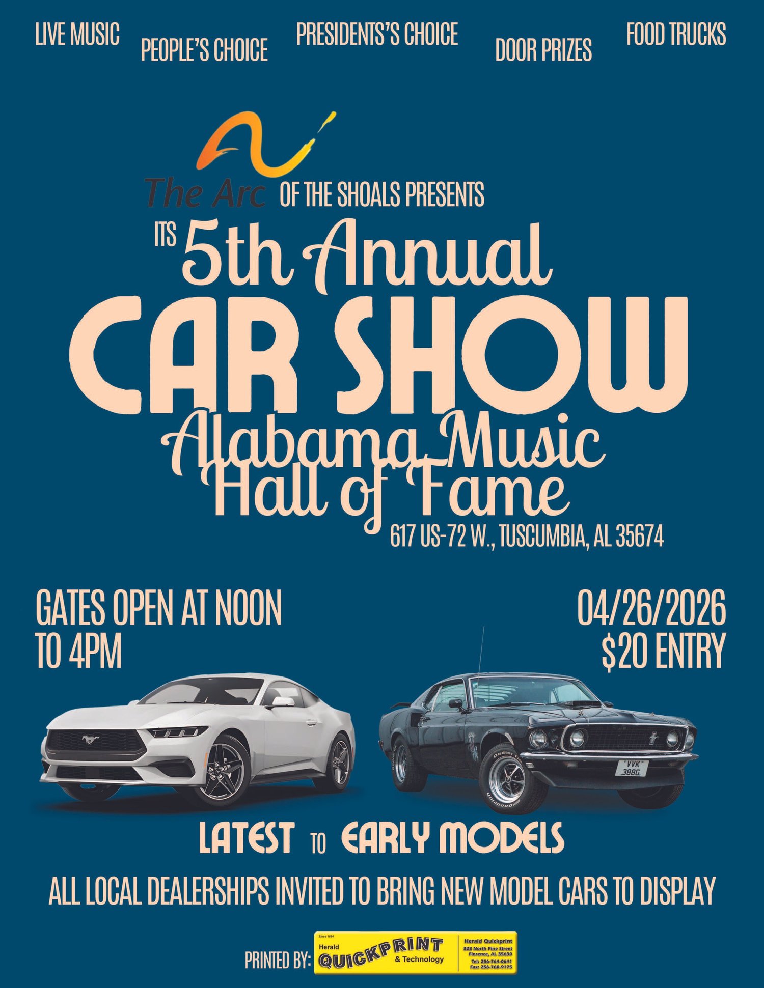 5th Annual Arc of the Shoals Car Show - The Shoals Now!