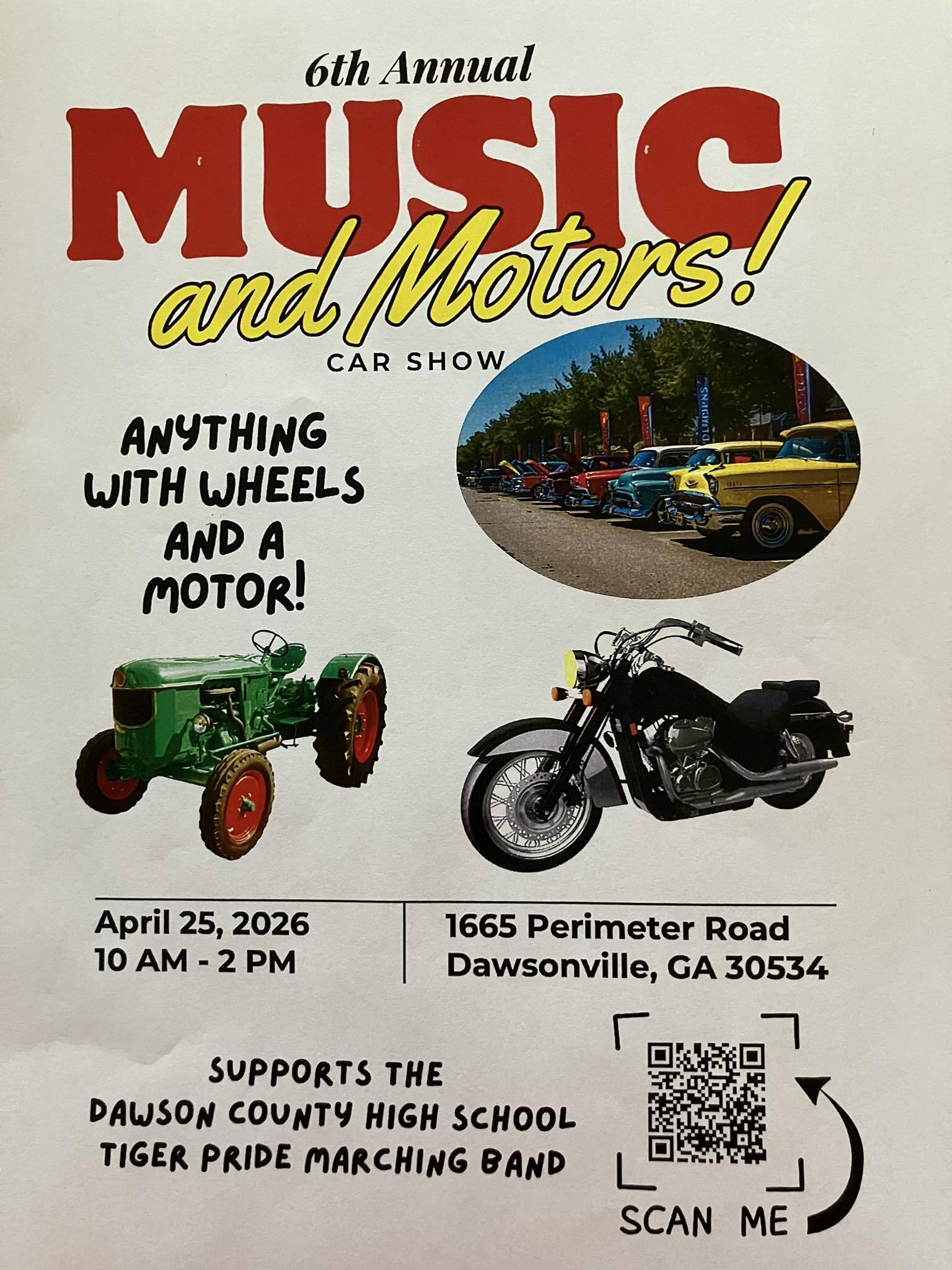 6th Annual Music And Motors! Car Show