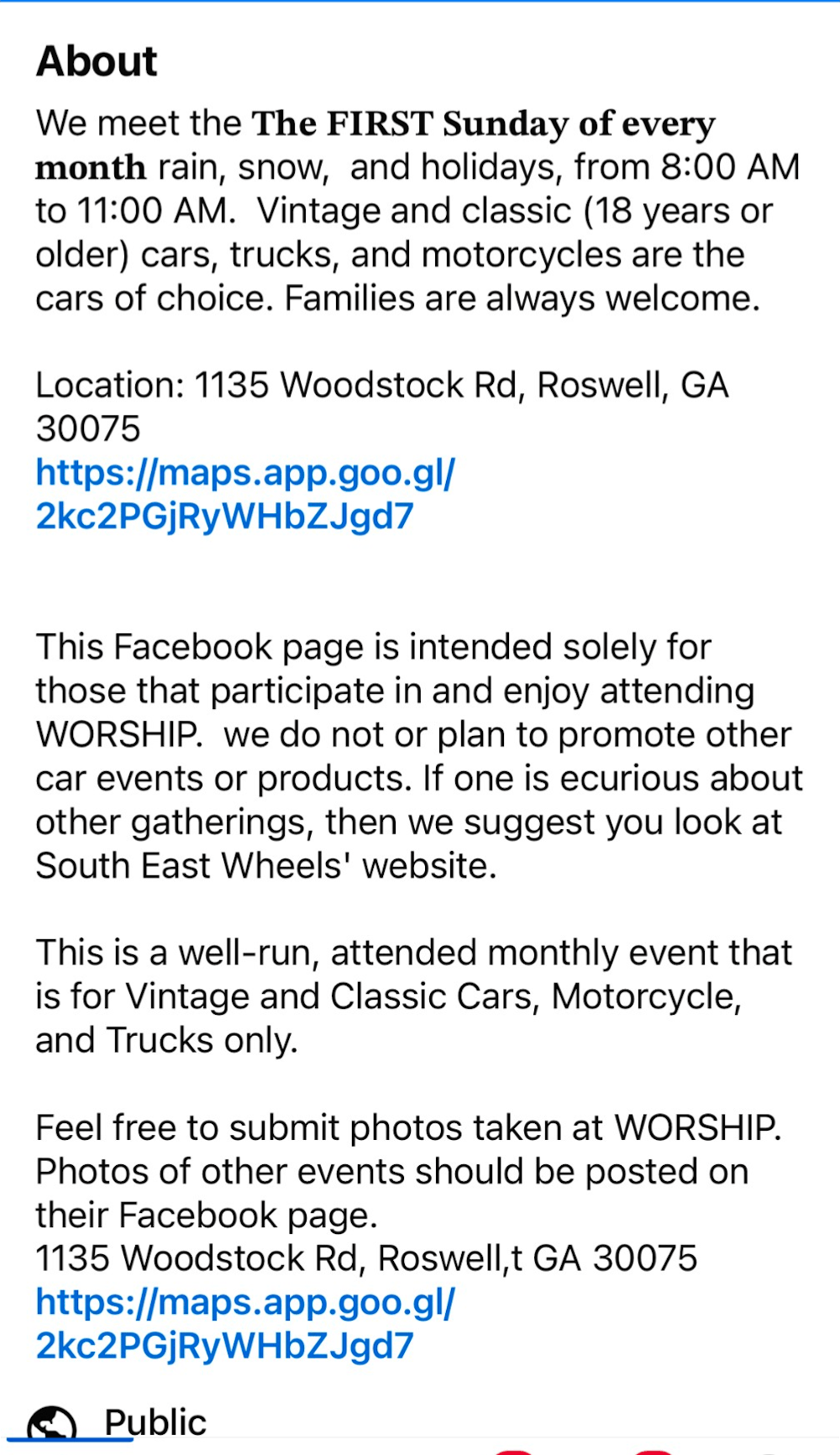 Car show -  April 5th, 2026