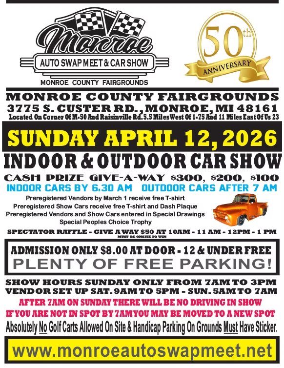 Monroe Auto Swap Meet Spring