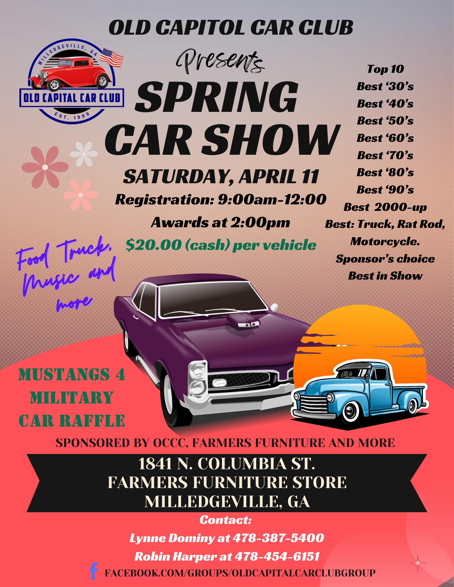 Old Capital Car Club Presents Spring Car Show