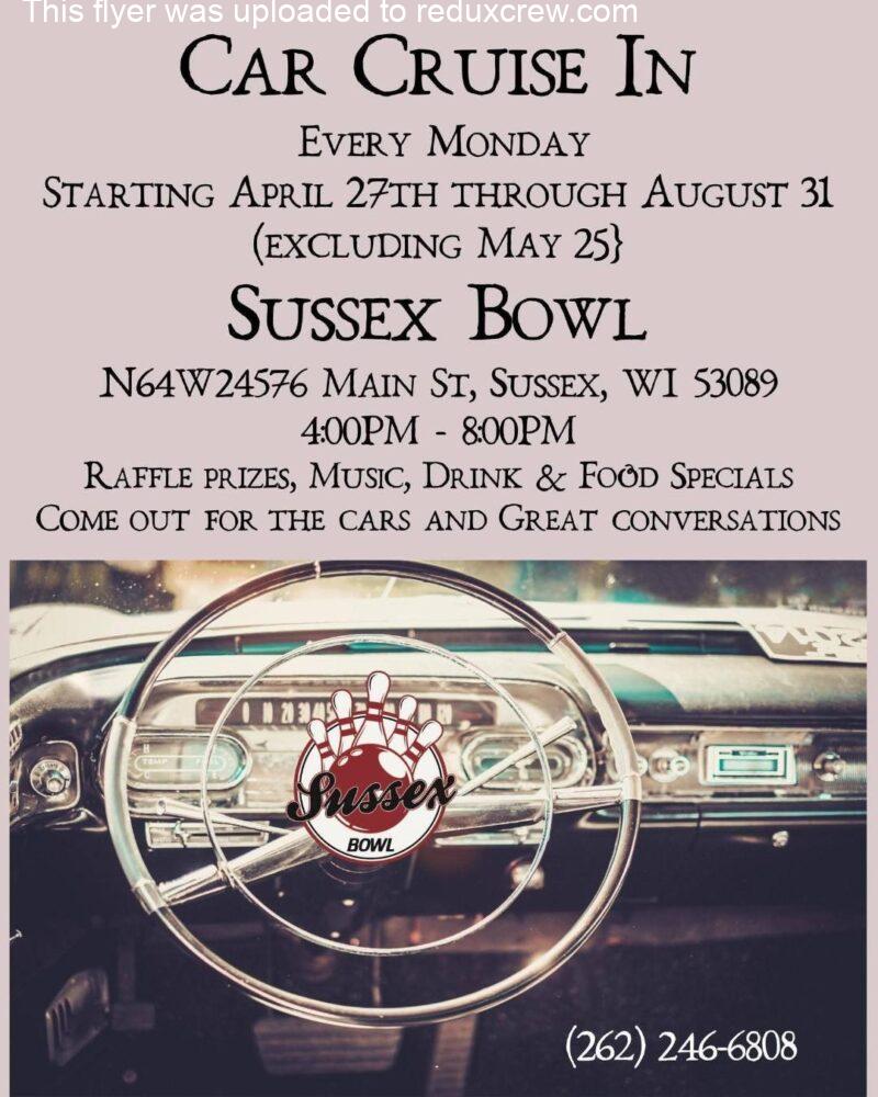 Car Cruise In - Sussex, WI - April and May