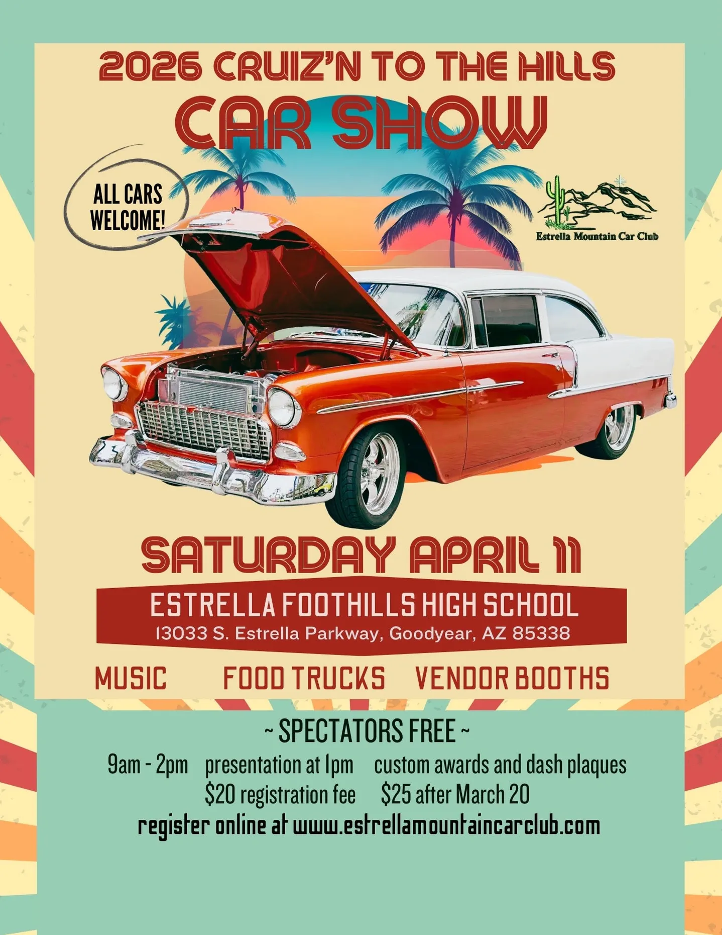 3rd Annual Cruiz'n to the Hills Car Show