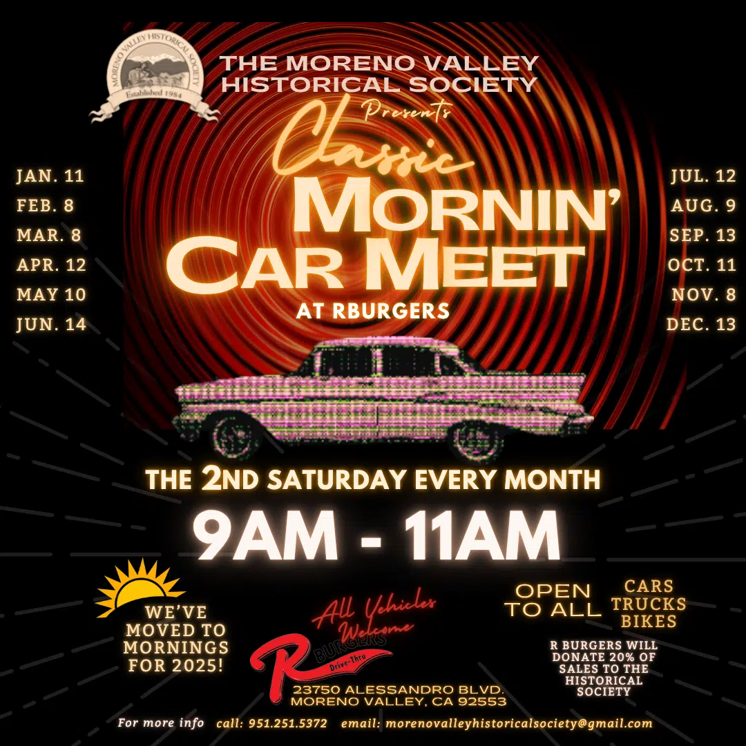 Moreno Valley Historical Society Classic Mornin' Car Meet