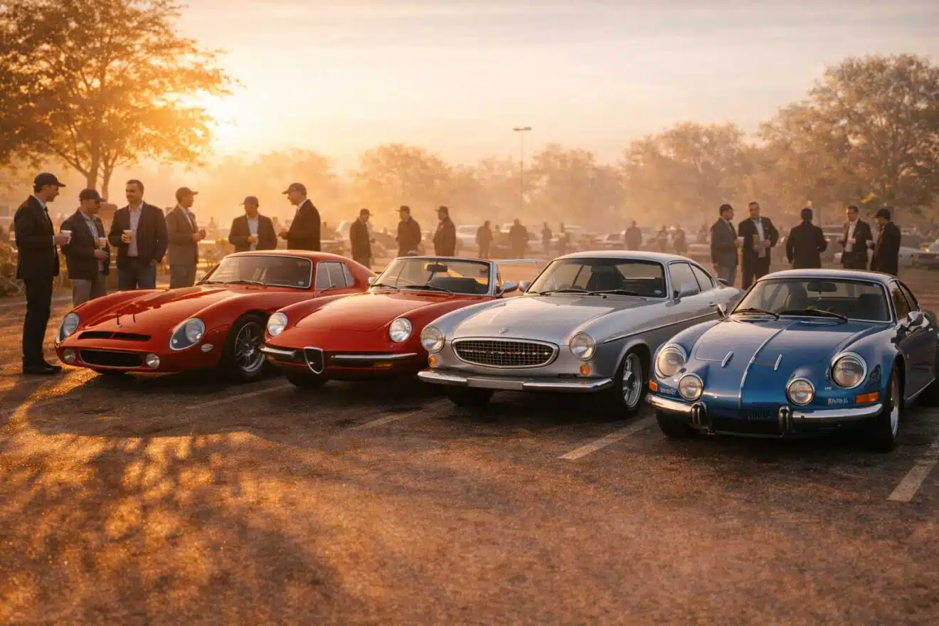 Cars & Coffee Darien Season Closer featuring Italian Cars