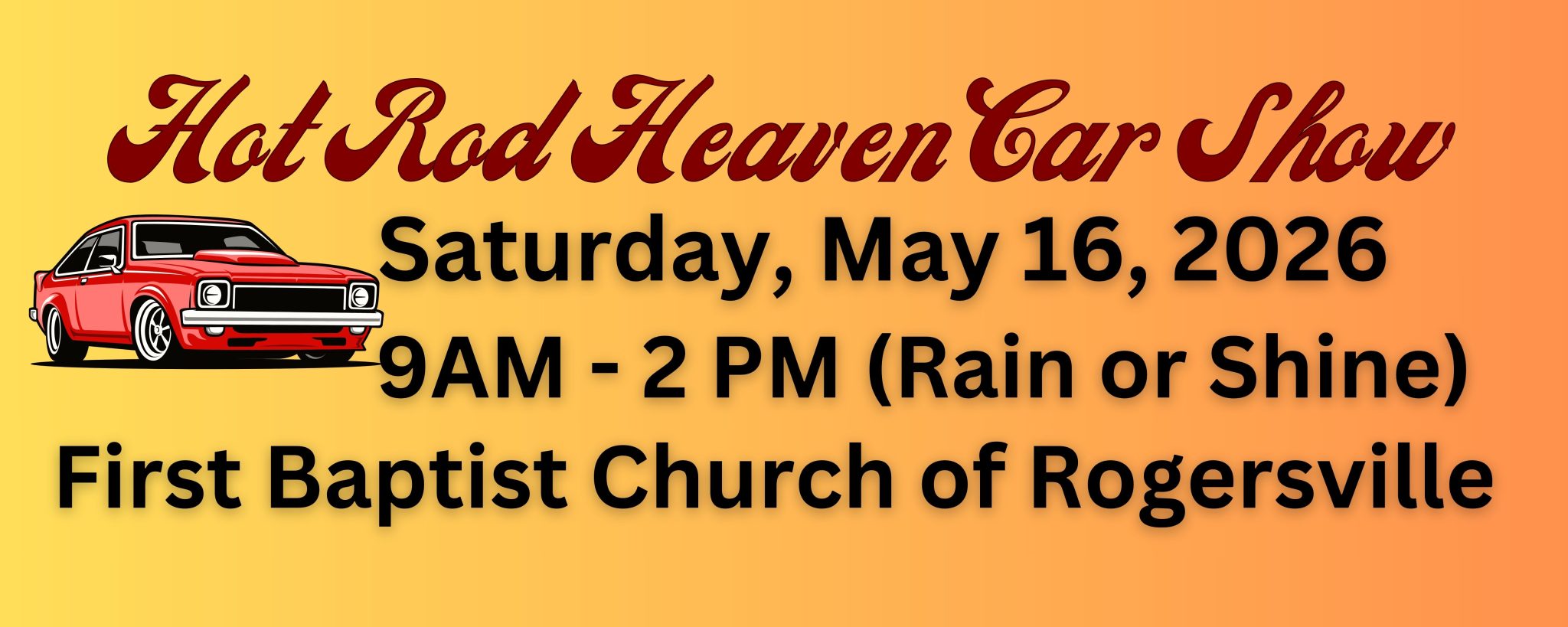 Hot Rod Heaven Car Show at FBC