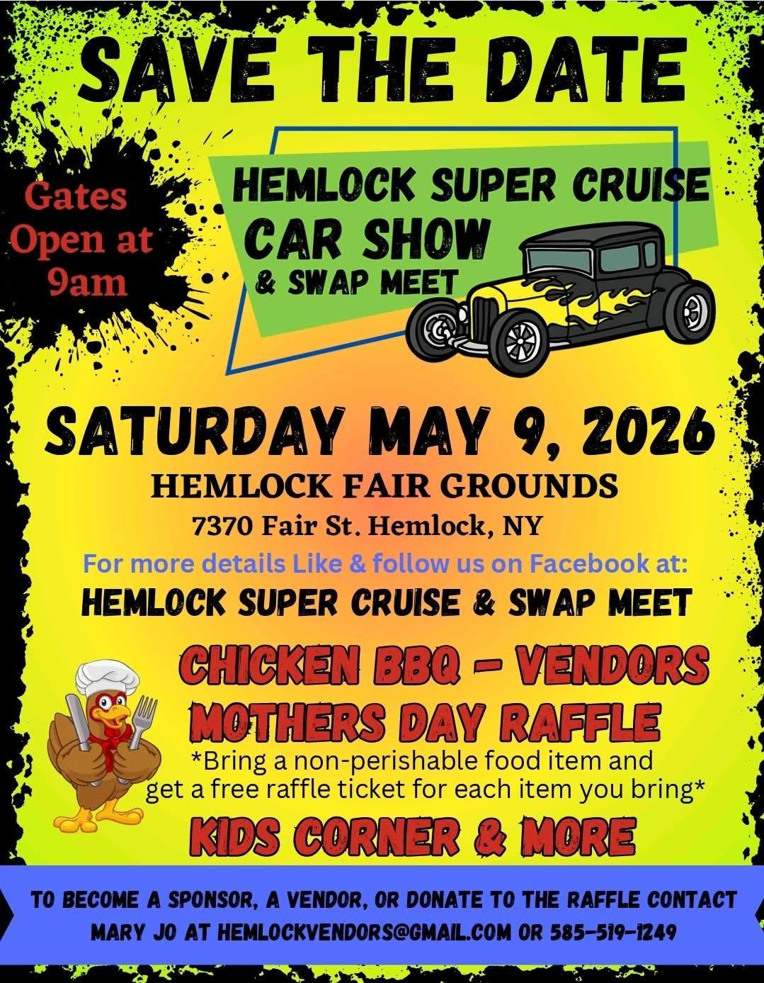 Hemlock Super Cruise Car Show & Swap Meet
