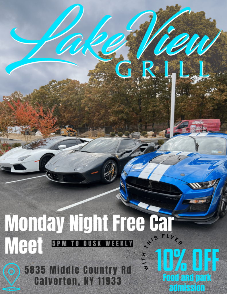 Lake View Grill Monday Car Meet