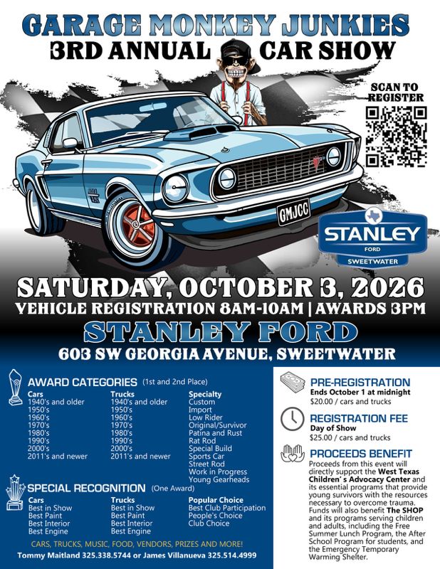 3rd Annual Garage Monkey Junkies Car & Truck Show