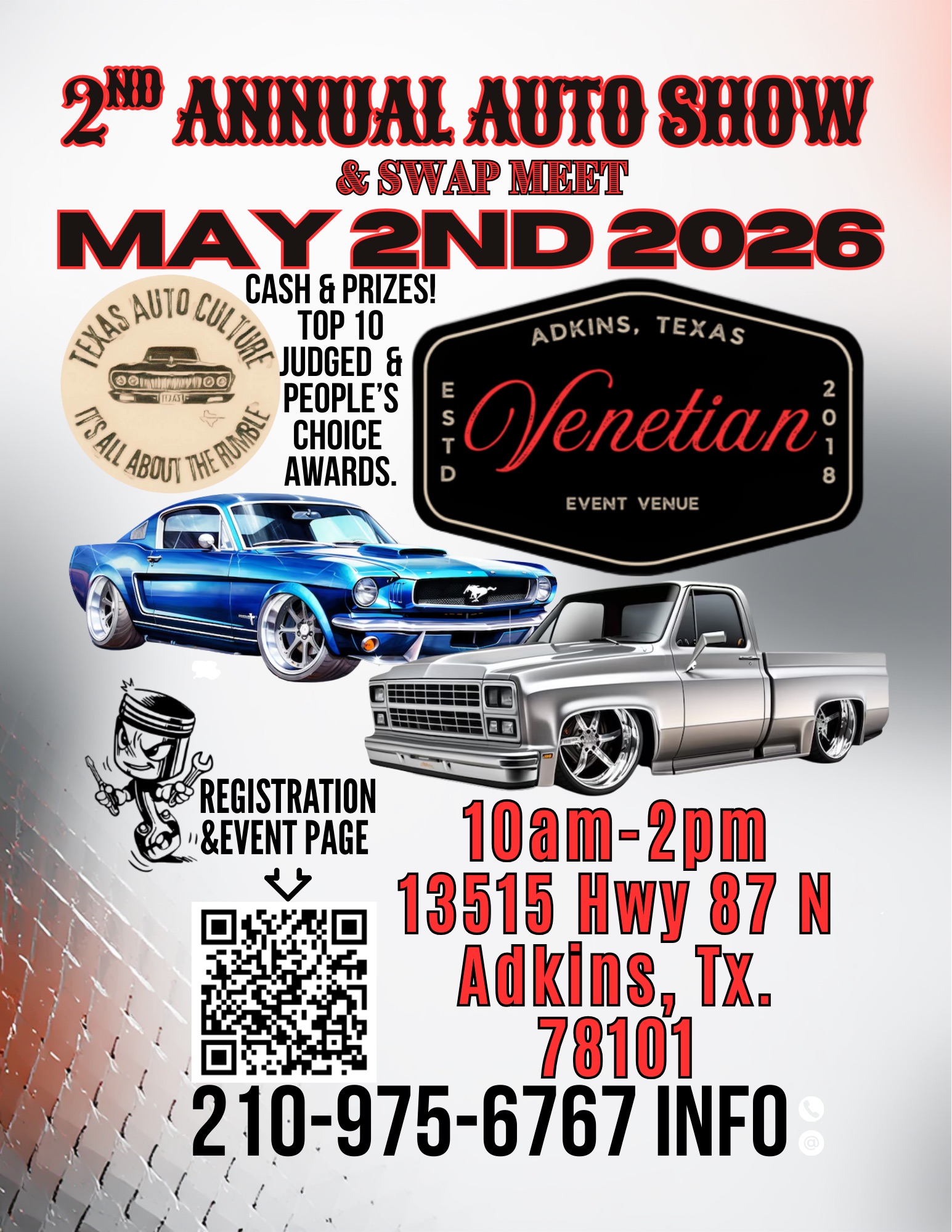 Venetian Event Venue 2nd Annual Auto Show