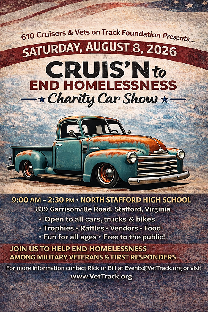 610 Cruisers Vets on Track Cruis'n to End Veterans Homelessness