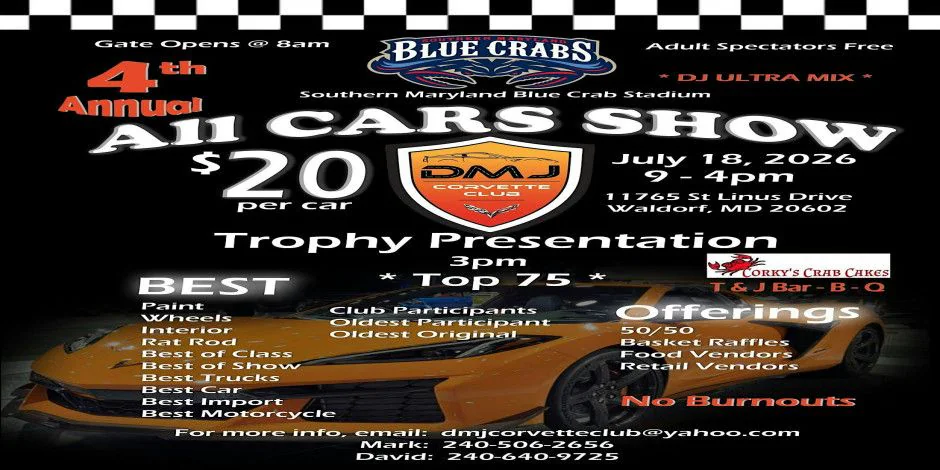 4th Annual All Cars Show - DMJ Corvette Club