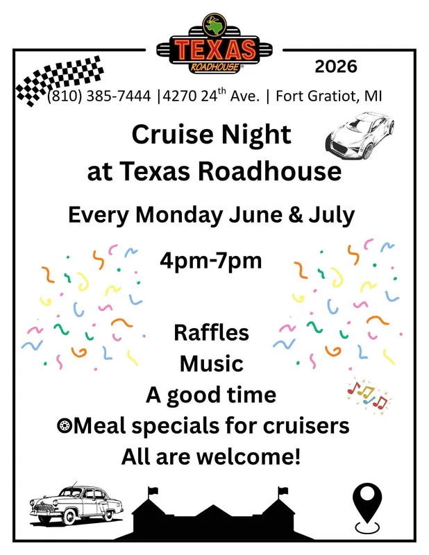 Cruise Night at Texas Roadhouse