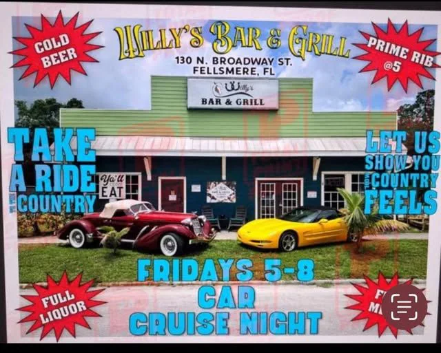 Willy's Bar & Grill Car Cruise Night