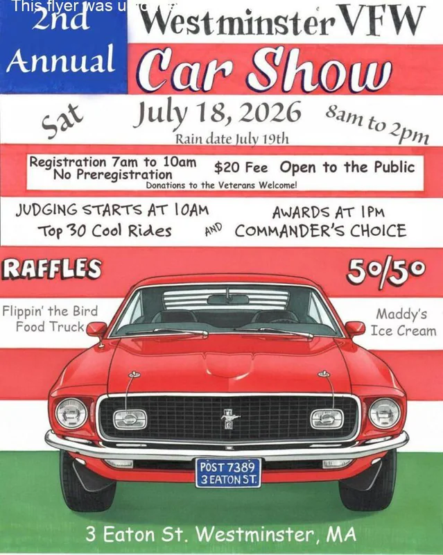 2nd Annual Westminster Vfw Car Show