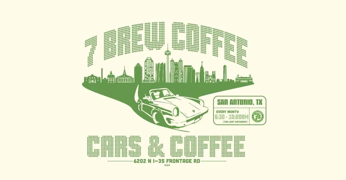Cars and Coffee at 7 Brew Coffee