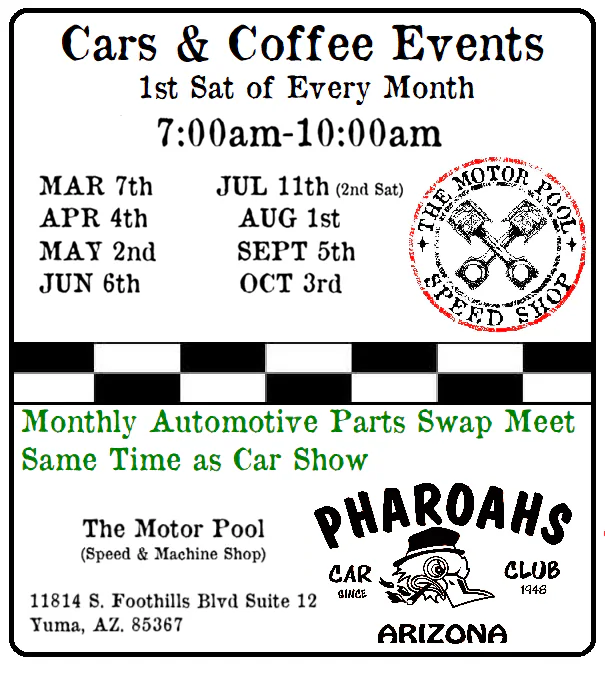 Cars & Coffee Car Show- The Motor Pool
