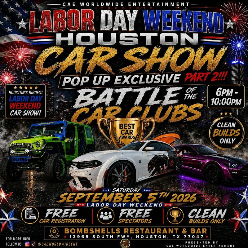 HOUSTON CAR SHOW POP UP EXCLUSIVE - PART 2!!!!!!!