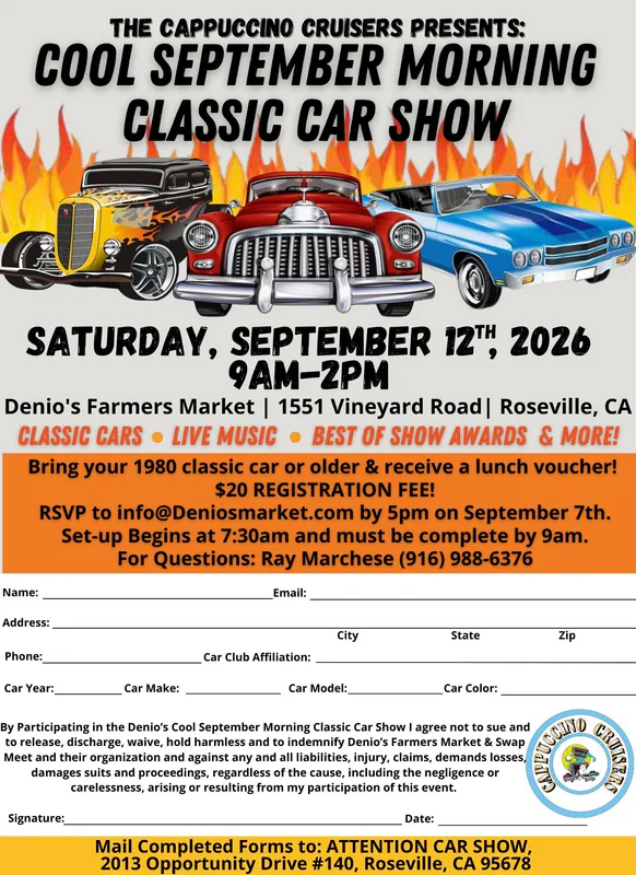 Cool September Morning Classic Car Show
