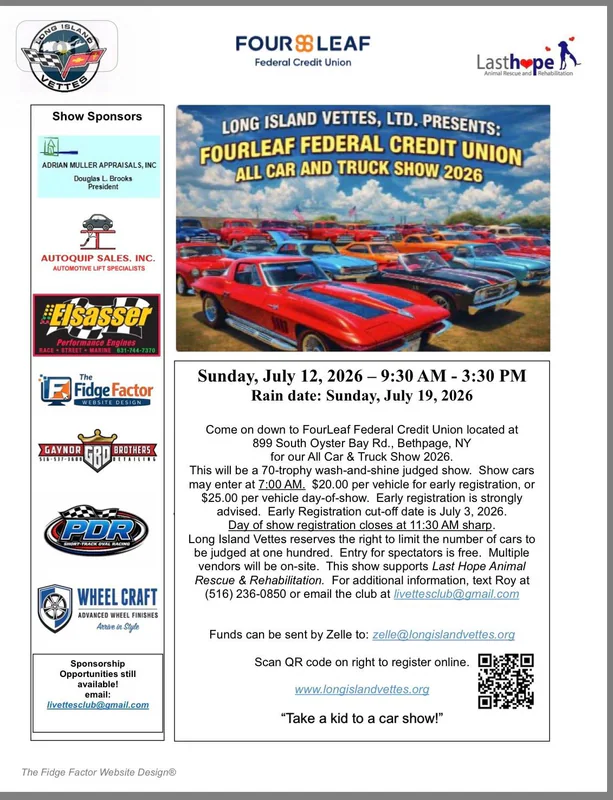 Fourleaf Federal Credit Union All Car And Truck Show 2026