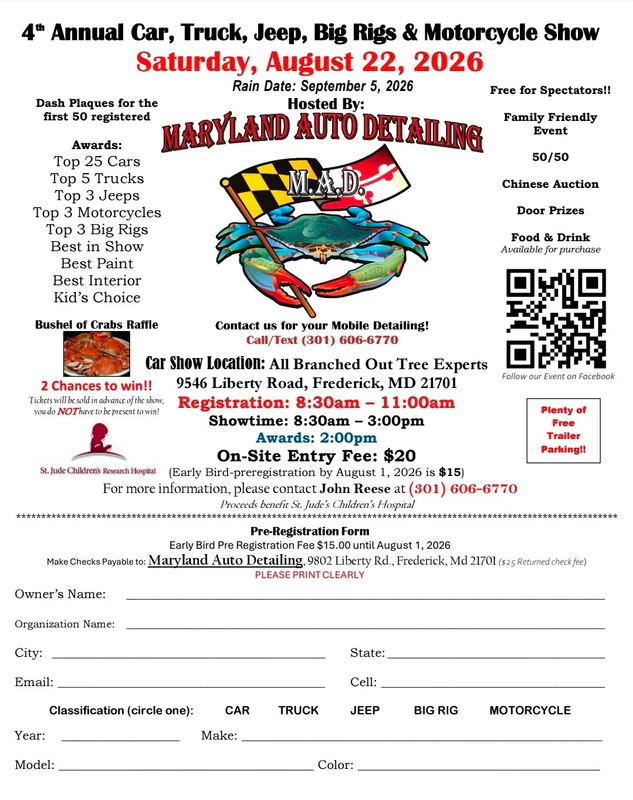 4th Annual Car, Truck, Jeep, Big Rigs & Motorcycle Show
