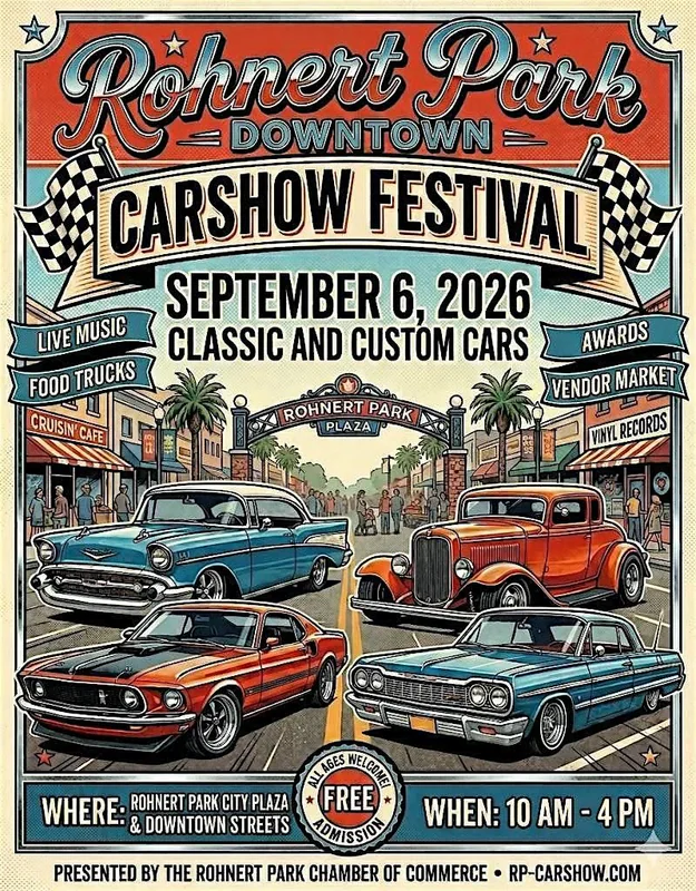 ROHNERT PARK DOWNTOWN CAR SHOW FESTIVAL