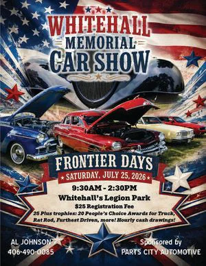Bill Baycroft Memorial Rod Run (Whitehall Frontier Days Car Show)