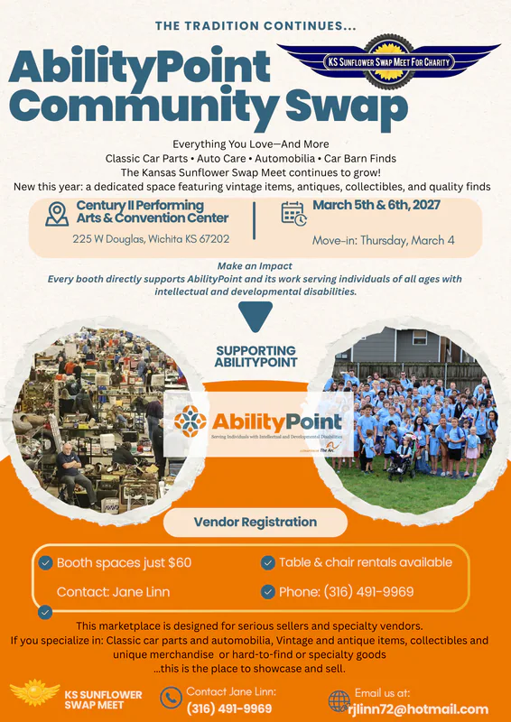 2027 51st Kansas Sunflower Swap Meet For Charity
