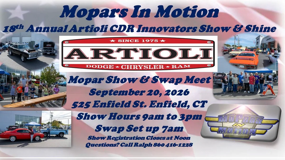17th Annual Innovators Show and Shine All Mopar Show
