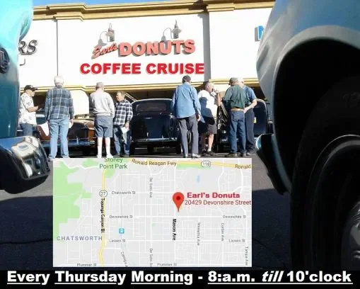 Cars and Coffee at Earl's Donuts
