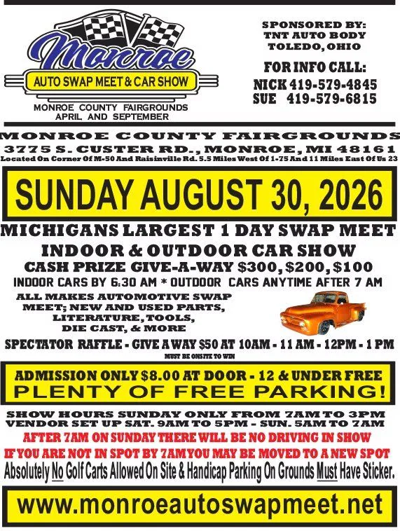 Monroe Auto Swap Meet & Car Show (Fall)