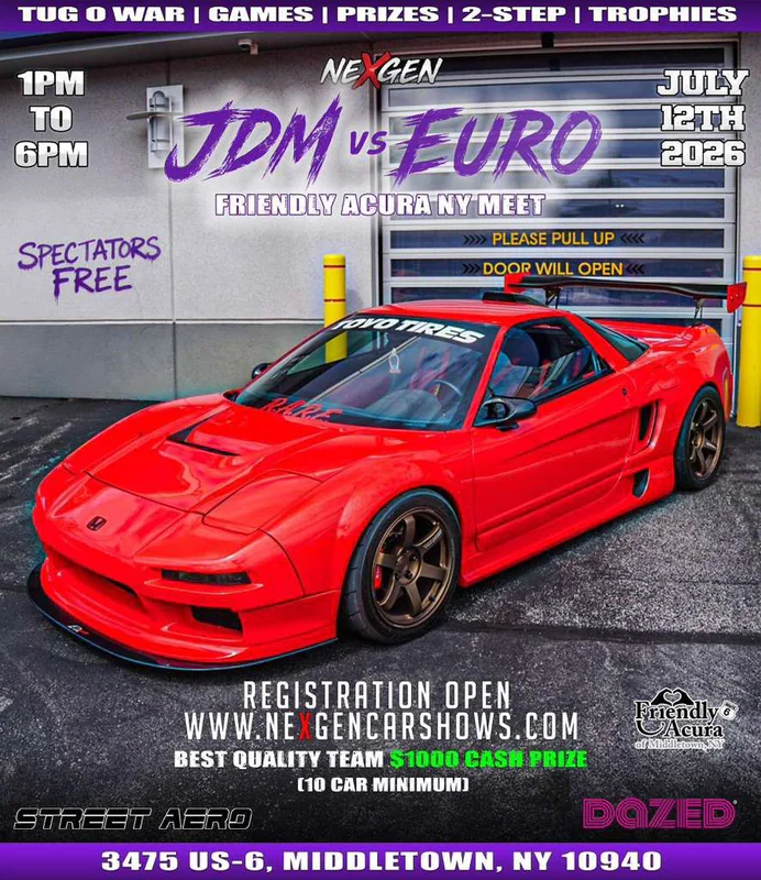 Nexgen Car Show JDM vs EURO