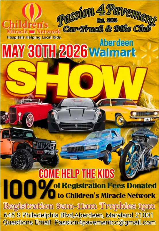 P4P Children's Miracle Network Car Show