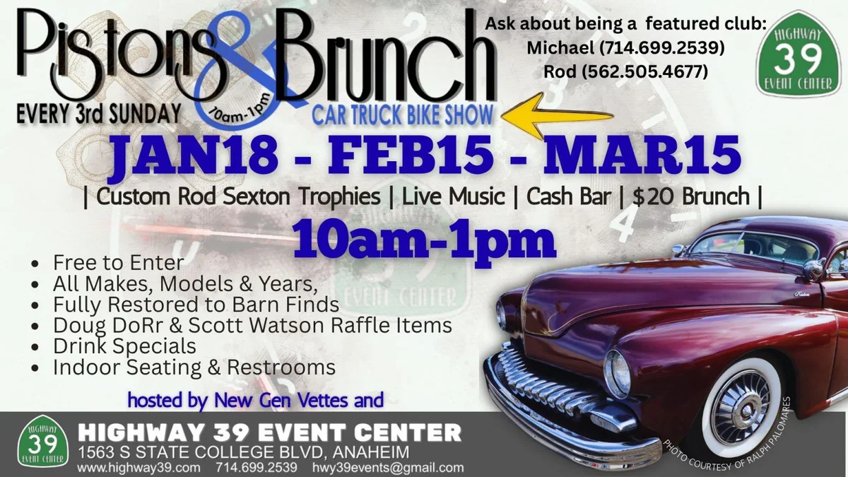 Pistons & Brunch Car Truck Bike Show