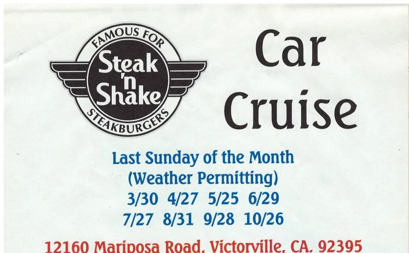 Steak 'N Shake Car Cruise
