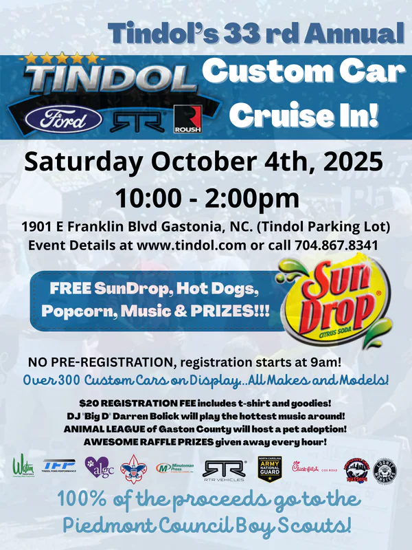 Tindol Ford Annual Custom Car Cruise In
