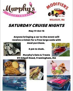 Saturday Cruise Nights at Murphy's Eats & Treats