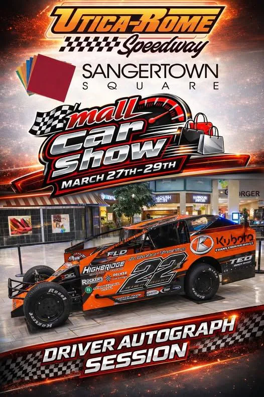 Utica-Rome Speedway Car Show at Sangertown Square