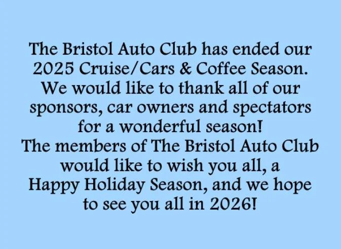Bristol Auto Club Cruise Nights and Cars & Coffee