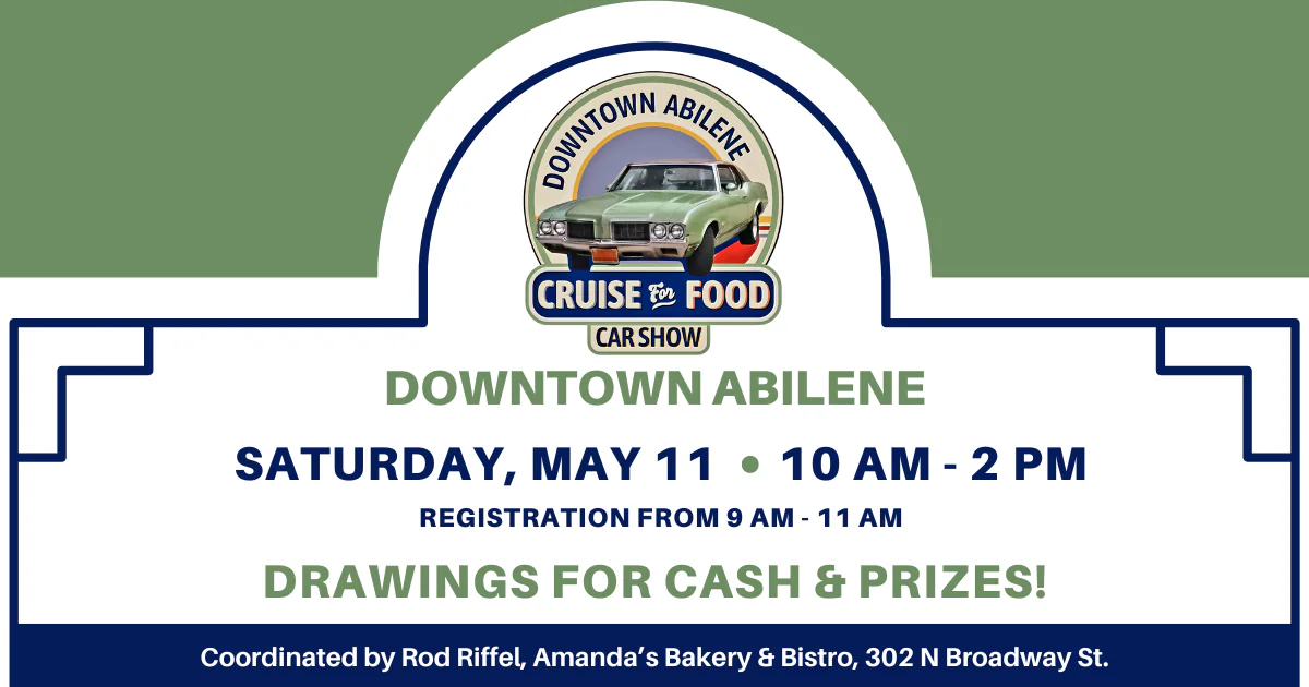 Downtown Abilene Cruise for Food Car Show