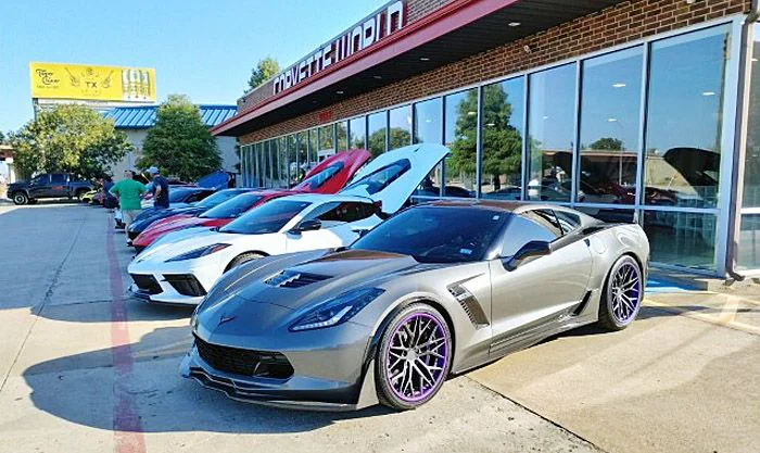 Corvettes and Coffee at Corvette World Dallas