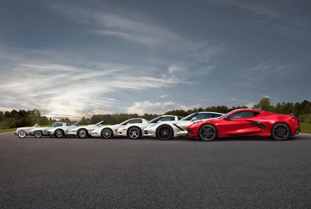Corvettes on the Square