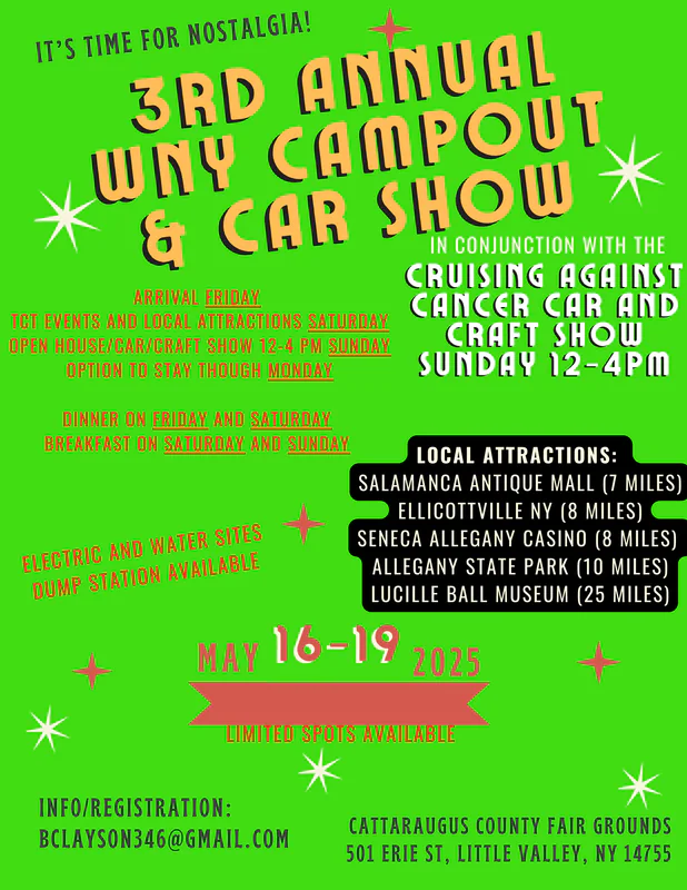3rd Annual WNY Campout & Car Show