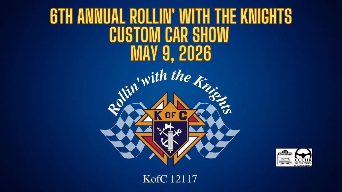 6th Annual Rollin' with the Knights - Custom Car Show