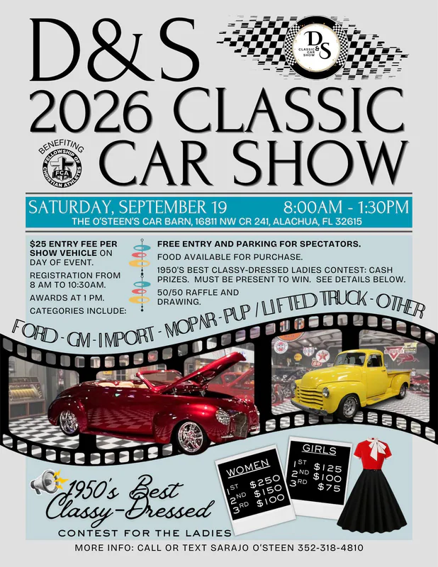 2026 D&S Classic Car Show