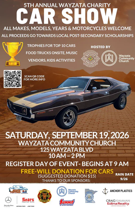 5th Annual Wayzata Charity Car Show