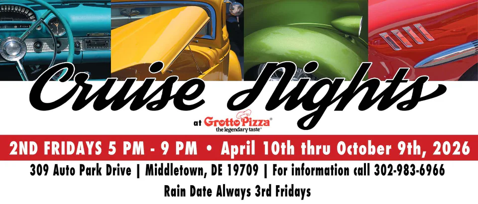 2nd Friday Cruise Nights at Grotto Pizza