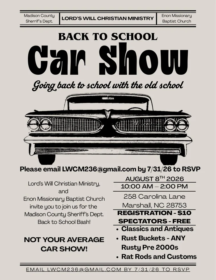 Back to School Car Show