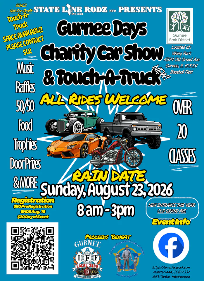 Gurnee Days Charity Car Show & Touch-A-Truck