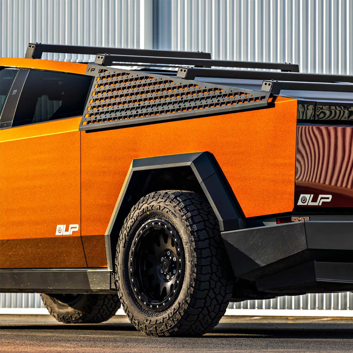 Tesla Cybertruck Side Sail Panel MOLLE Rack Set - UP INVINCIBLE® - Unplugged Performance